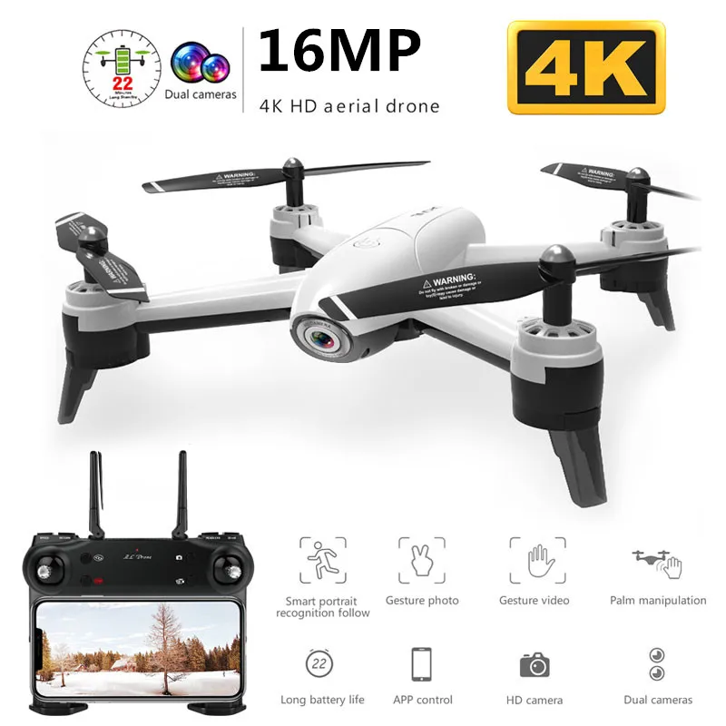 Горячая Распродажа 4K Camra WiFi FPV Радиоуправляемый Дрон с 720P / 1080P HD двойной камерой