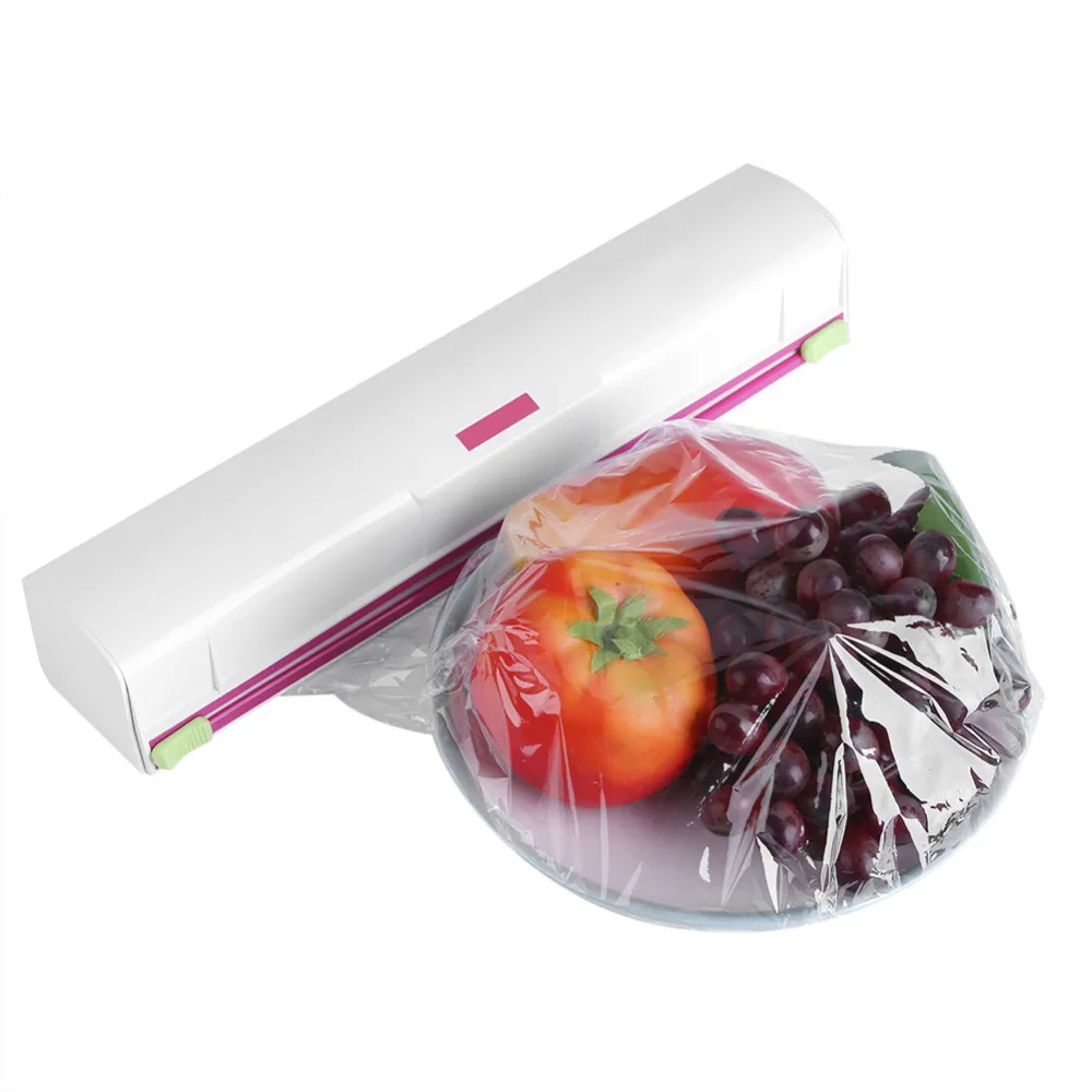 Plastic Food Storage Containers Wrap Dispenser Wrap Cutter Foil and Cling Film Holder Kitchen Supplies
Plastic Food Storage Containers Wrap Dispenser Wrap Cutter Foil and Cling Film Holder Kitchen Supplies