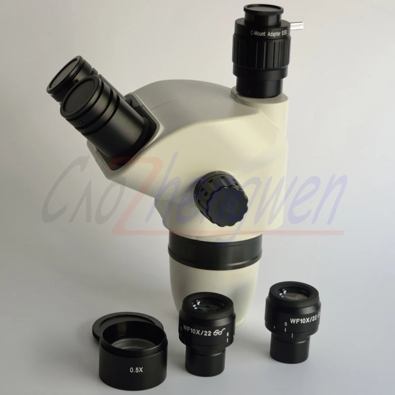 Тринокулярный стереомикроскоп FYSCOPE 3.35X 45X с зумом со стандартным размером