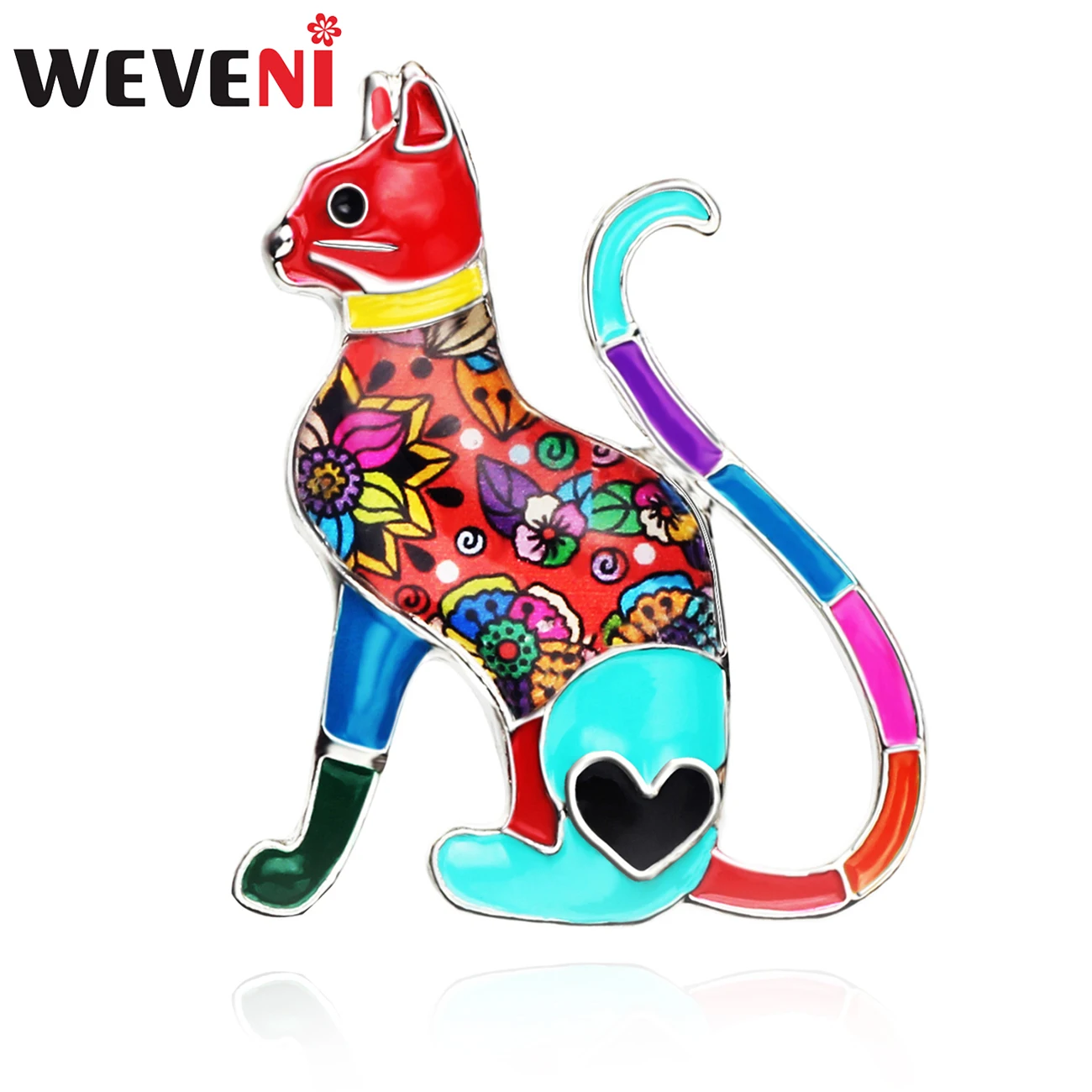 WEVENI Alloy Enamel Cat Brooches Fashion Animal Jewelry Pin For Women Girls Clothes Suit Scarf Decoration Bijoux Accessories New
WEVENI Alloy Enamel Cat Brooches Fashion Animal Jewelry Pin For Women Girls Clothes Suit Scarf Decoration Bijoux Accessories New