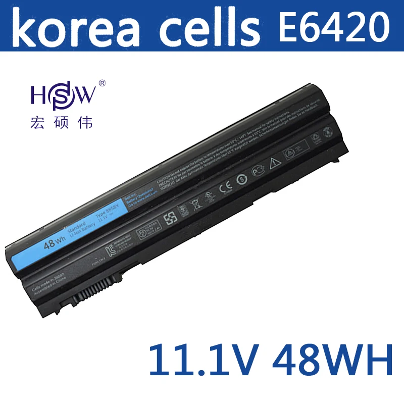 HSW Аккумулятор для ноутбука DELL Inspiron 15R (5520) (7520) 17R (5720) (7720) M5Y0X P8TC7 P9TJ0 PRRRF T54F3 T54FJ YKF0M