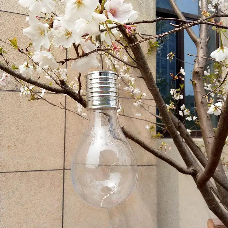 DSstyles Solar Powered LED Hanging Lamp with Light Sensor Bulb Lawn Lamp for Outdoor Garden Camping Decoration Light
DSstyles Solar Powered LED Hanging Lamp with Light Sensor Bulb Lawn Lamp for Outdoor Garden Camping Decoration Light