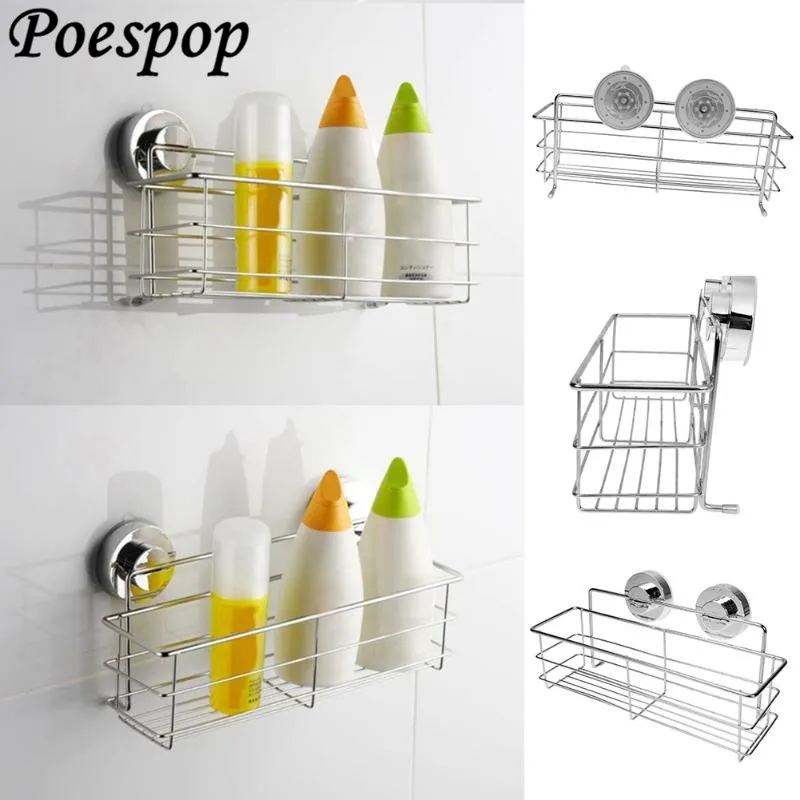 POSEPOP Bathroom Corner Storage Holders Racks Stainless Steel Vacuum Suction Cup Wall Mounted Storage Rack Kitchen Shelf Storage
POSEPOP Bathroom Corner Storage Holders Racks Stainless Steel Vacuum Suction Cup Wall Mounted Storage Rack Kitchen Shelf Storage