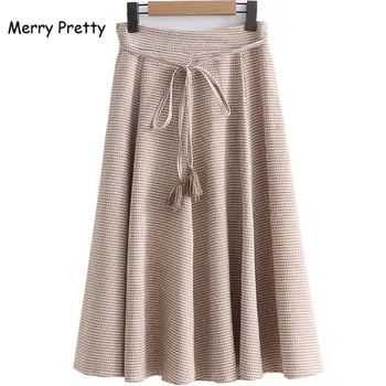 Merry Pretty 2018 Autumn New Women Elegant Striped Blue Midi Skirt Elastic Waist A Line Ladies Chic Cotton Linen Mid Calf Skirts
Merry Pretty 2018 Autumn New Women Elegant Striped Blue Midi Skirt Elastic Waist A Line Ladies Chic Cotton Linen Mid Calf Skirts