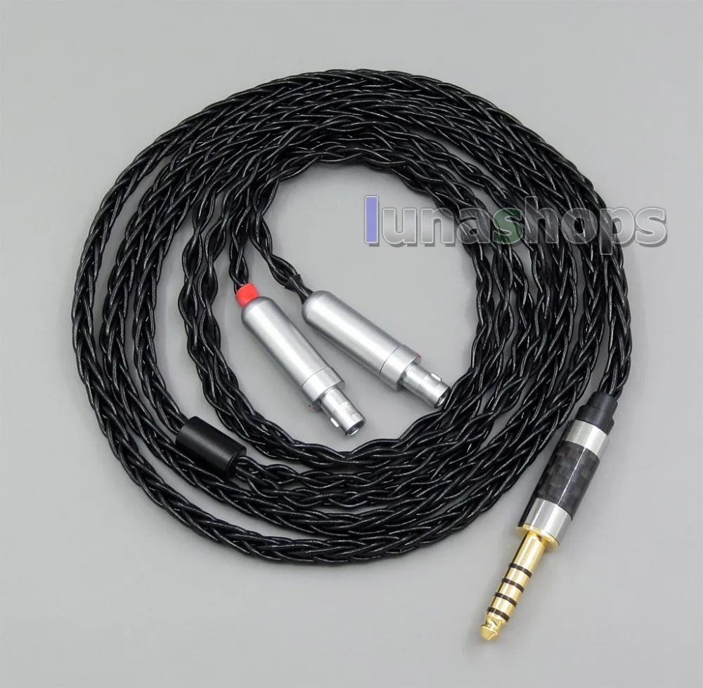 LN006104 Black 8 core 2.5mm 4.4mm 3.5mm Balanced Silver Plated Earphone Cable For Sennheiser HD800 HD820s HD800s HD820 d1000
LN006104 Black 8 core 2.5mm 4.4mm 3.5mm Balanced Silver Plated Earphone Cable For Sennheiser HD800 HD820s HD800s HD820 d1000