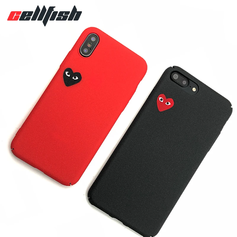 Fashion Brand CDG Cover Case for Coque iPhone X XR XS Max Love Heart Play for Funda iPhone 8 7 Plus 6s 7Plus 8Plus iPone Cases
Fashion Brand CDG Cover Case for Coque iPhone X XR XS Max Love Heart Play for Funda iPhone 8 7 Plus 6s 7Plus 8Plus iPone Cases