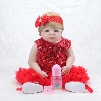 NEW Arrival collectio55cm Lovely Girl Reborn Babies Dolls Silicone-Reborn-Baby-Dolls Toy for Children Bonecas Baby Real Alive
NEW Arrival collectio55cm Lovely Girl Reborn Babies Dolls Silicone-Reborn-Baby-Dolls Toy for Children Bonecas Baby Real Alive
