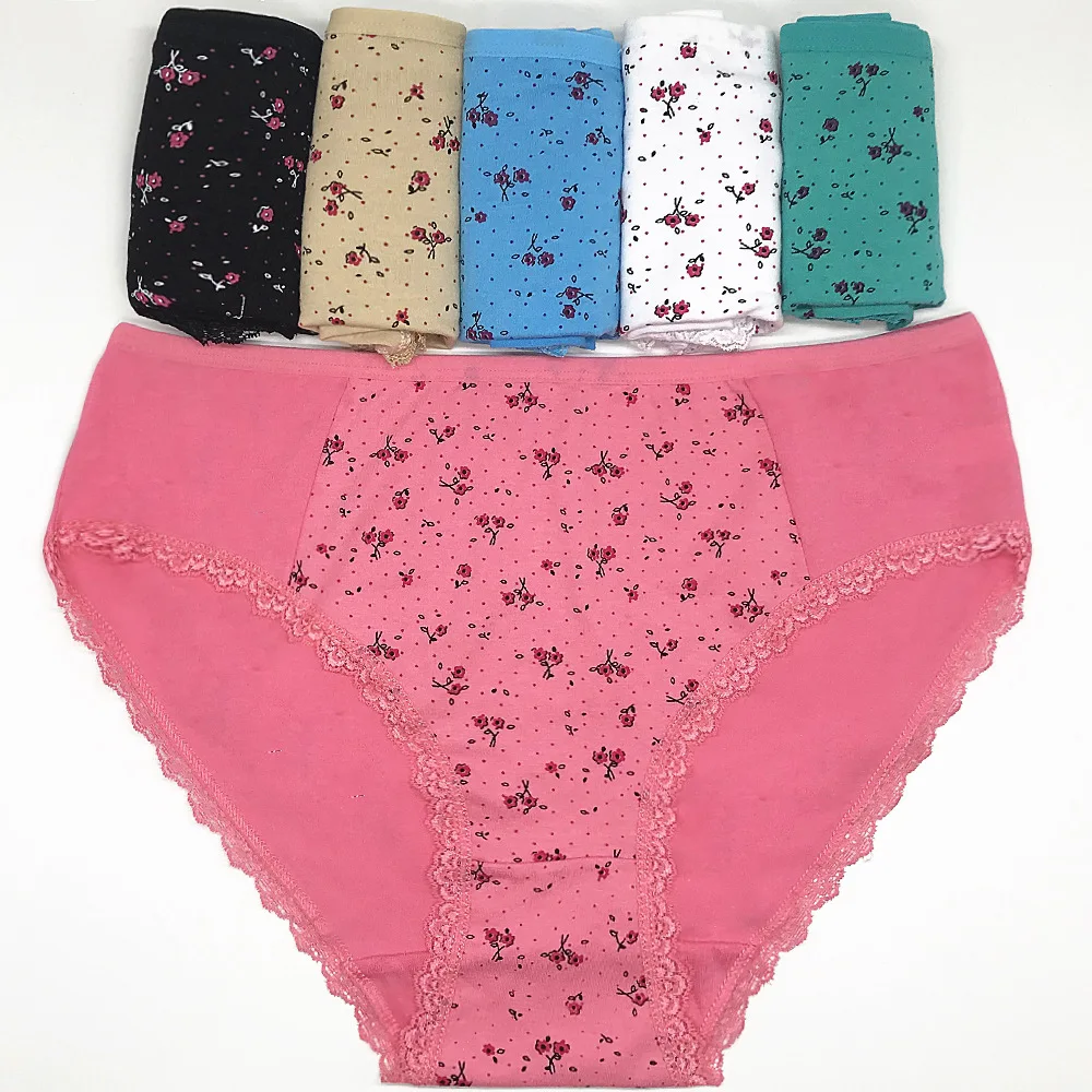 6pcs Panties / Pcak Fashion Flower Printing Cotton Ladies Mummy Briefs Russian Plus Size Underwear Intimates
6pcs Panties / Pcak Fashion Flower Printing Cotton Ladies Mummy Briefs Russian Plus Size Underwear Intimates