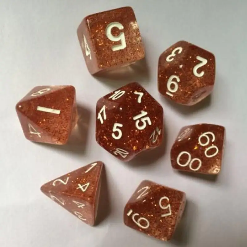 7pcs/set Glitter D4 - D20 Multi Sides Dice Resin 6 Colors Outdoor Bar Party Popular Among TRPG Dungeons & Dragons Game Lovers
7pcs/set Glitter D4 - D20 Multi Sides Dice Resin 6 Colors Outdoor Bar Party Popular Among TRPG Dungeons & Dragons Game Lovers