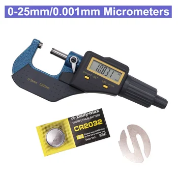 URANN 0.001mm Electronic Outside Micrometer 25mm Digital Micrometer Caliper Gauge Meter Micrometer Carbide Tip Measure Tools
URANN 0.001mm Electronic Outside Micrometer 25mm Digital Micrometer Caliper Gauge Meter Micrometer Carbide Tip Measure Tools