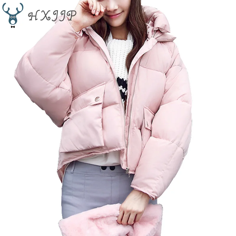 Winter Coat women 2017 Long sleeve Hooded Short Padded Down Jacket Parka Female Girls Cotton Coats Women Clothing Plus size
Winter Coat women 2017 Long sleeve Hooded Short Padded Down Jacket Parka Female Girls Cotton Coats Women Clothing Plus size