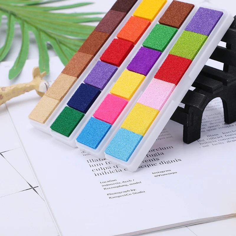 6 Colors Gradient Oil Ink Pads Rubber Stamp Handcraft DIY Paper Card Decorations Non-toxic Finger Painting Ink
6 Colors Gradient Oil Ink Pads Rubber Stamp Handcraft DIY Paper Card Decorations Non-toxic Finger Painting Ink