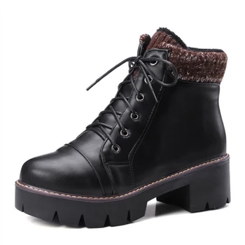 Martin Boots Botas Mujer Fashion Women Boots Square Heel Platforms Zapatos Mujer PU Leather Thigh High Pump Boots Shoes Z131
Martin Boots Botas Mujer Fashion Women Boots Square Heel Platforms Zapatos Mujer PU Leather Thigh High Pump Boots Shoes Z131