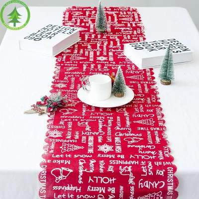 Christmas Table Decoration Textile Creative Printed Linen Table Runner Nordic style Christmas Home and Garden Fabric Table Flag
Christmas Table Decoration Textile Creative Printed Linen Table Runner Nordic style Christmas Home and Garden Fabric Table Flag