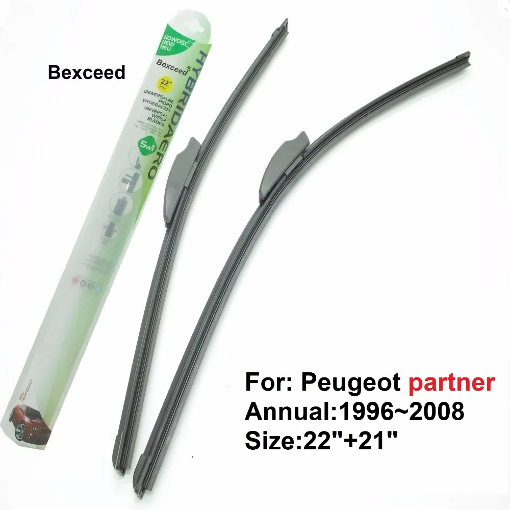 Bexceed of Car Windshield Flat Wiper Blade For Peugeot partner. 1 Pair(22"+21") 1996~2008
Bexceed of Car Windshield Flat Wiper Blade For Peugeot partner. 1 Pair(22"+21") 1996~2008