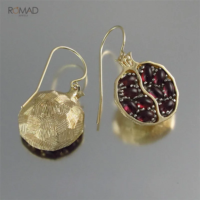 Romad Natural Red Garnet Earrings Vintage Gold Color CZ Stone Dangle Drop Earrings For Woman Girl Gift
Romad Natural Red Garnet Earrings Vintage Gold Color CZ Stone Dangle Drop Earrings For Woman Girl Gift