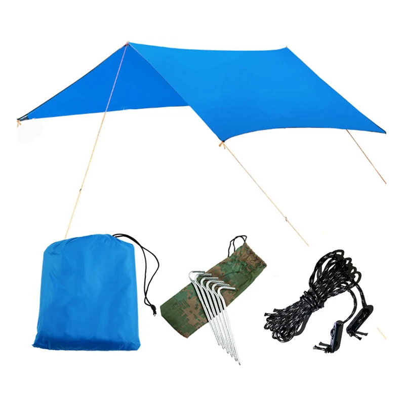 Ultra Light Tarpaulin Hammock Accessories Camping Sun Awning Beach Tent Outdoor Camping Hammock Rain Fly Hammock Supplies 3mx3m
Ultra Light Tarpaulin Hammock Accessories Camping Sun Awning Beach Tent Outdoor Camping Hammock Rain Fly Hammock Supplies 3mx3m