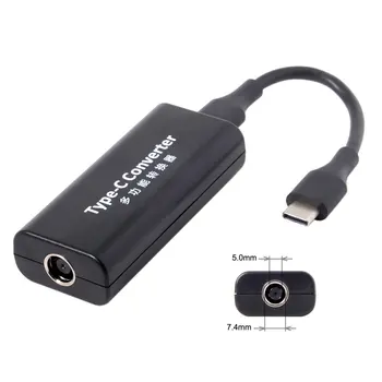 DC 7.4*5.0mm Lenovo Ultra slim Jack Input to USB-C Type-C Power Plug Charge Cable 45w for Macbook Laptop Phone
DC 7.4*5.0mm Lenovo Ultra slim Jack Input to USB-C Type-C Power Plug Charge Cable 45w for Macbook Laptop Phone