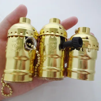 E26E27 Vintage Lamp Socket Edison Bulb Lamp Holder ON/OFF Switch Retro Aluminium Pendant Lamp Bases Ceiling Light Socket 3PCS
E26E27 Vintage Lamp Socket Edison Bulb Lamp Holder ON/OFF Switch Retro Aluminium Pendant Lamp Bases Ceiling Light Socket 3PCS