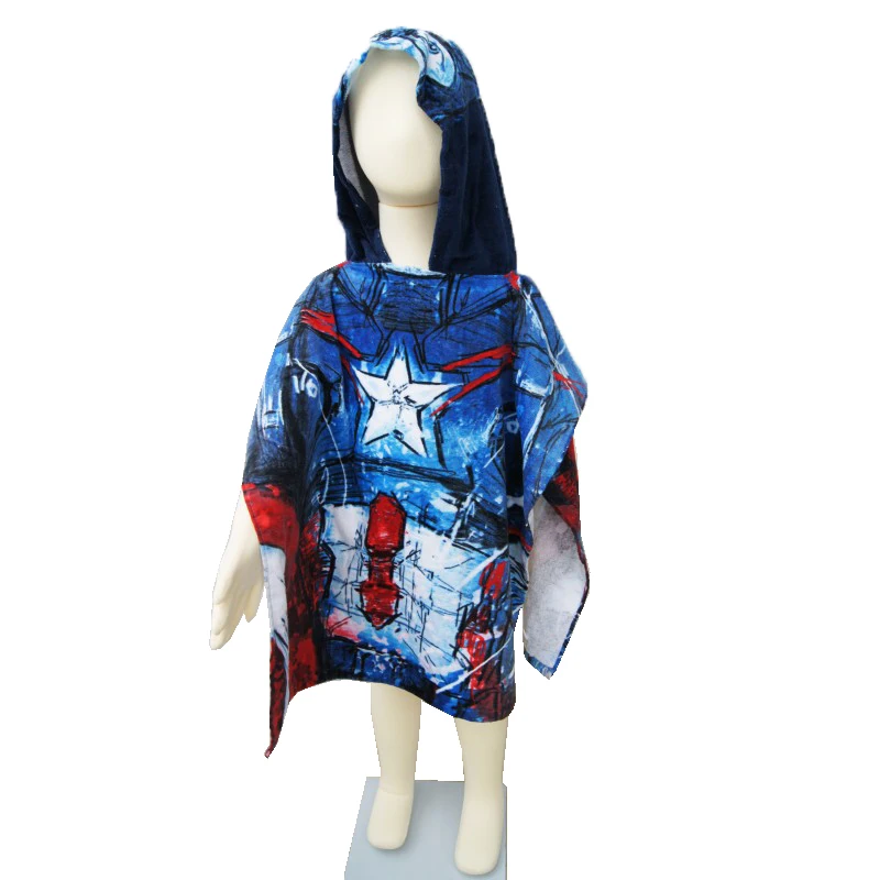 Disney 100% Cotton Avengers Captain America Mc Queen Cars Boys Hooded Towel Cloak Absorbent Toddler Baby Beach Towel 60X120CM 
Disney 100% Cotton Avengers Captain America Mc Queen Cars Boys Hooded Towel Cloak Absorbent Toddler Baby Beach Towel 60X120CM