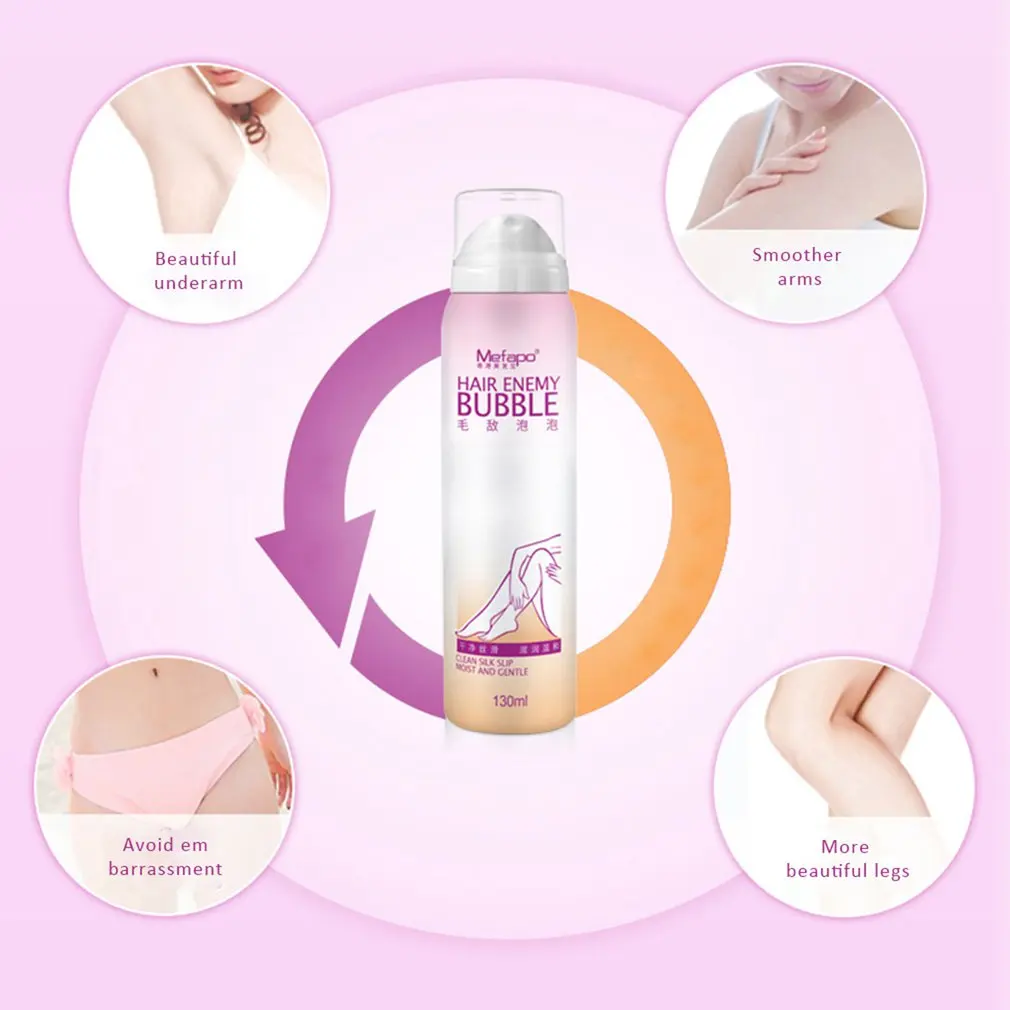 Painless Hair Removal Cream Depilatory Bubble Wax Body Bikini Legs Hair Remover Foam Mousse in Spray Bottle Dropshipping
Painless Hair Removal Cream Depilatory Bubble Wax Body Bikini Legs Hair Remover Foam Mousse in Spray Bottle Dropshipping