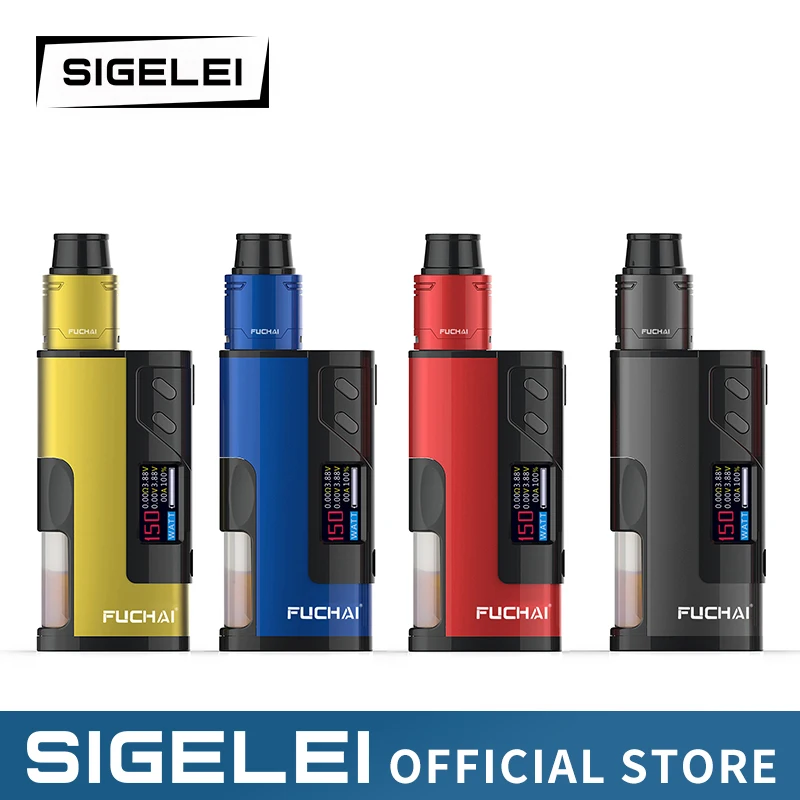 Новейшие sigelei fuchai диапазон squonk 213 вейп e электронная сигарета VAPE mod kit и распылитель