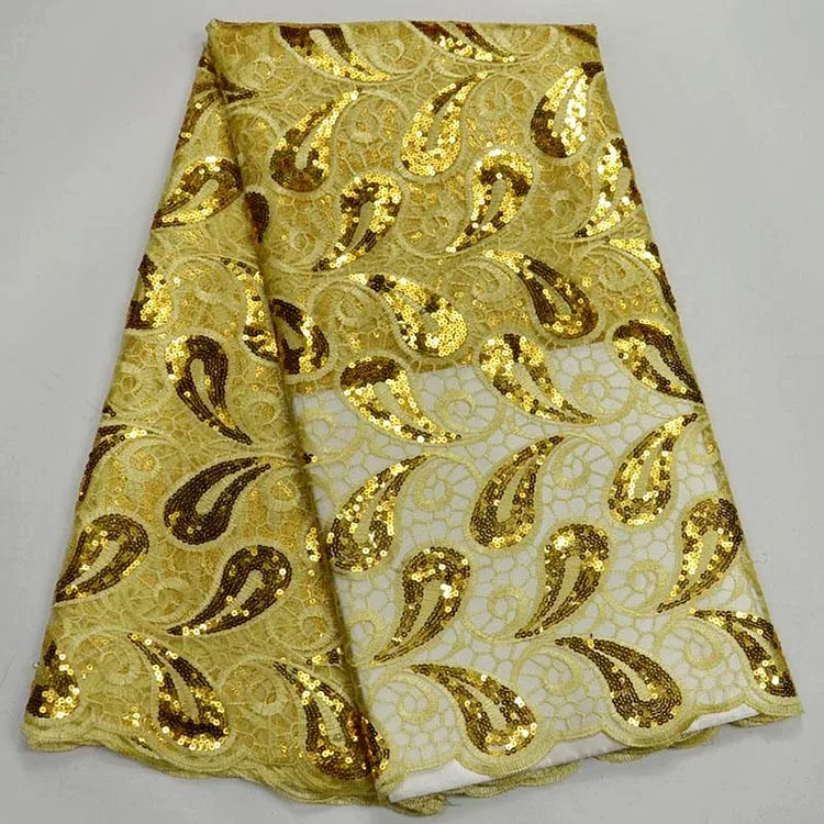 Newest 2018 High Quality African lace fabric african french organza lace fabric with Sequins fpr weding dress Gold color
Newest 2018 High Quality African lace fabric african french organza lace fabric with Sequins fpr weding dress Gold color