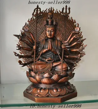 wedding decoration Tibet buddhism Bronze 1000 Arms Avalokiteshvara Kwan-yin Guanyin Buddha Statue
wedding decoration Tibet buddhism Bronze 1000 Arms Avalokiteshvara Kwan-yin Guanyin Buddha Statue