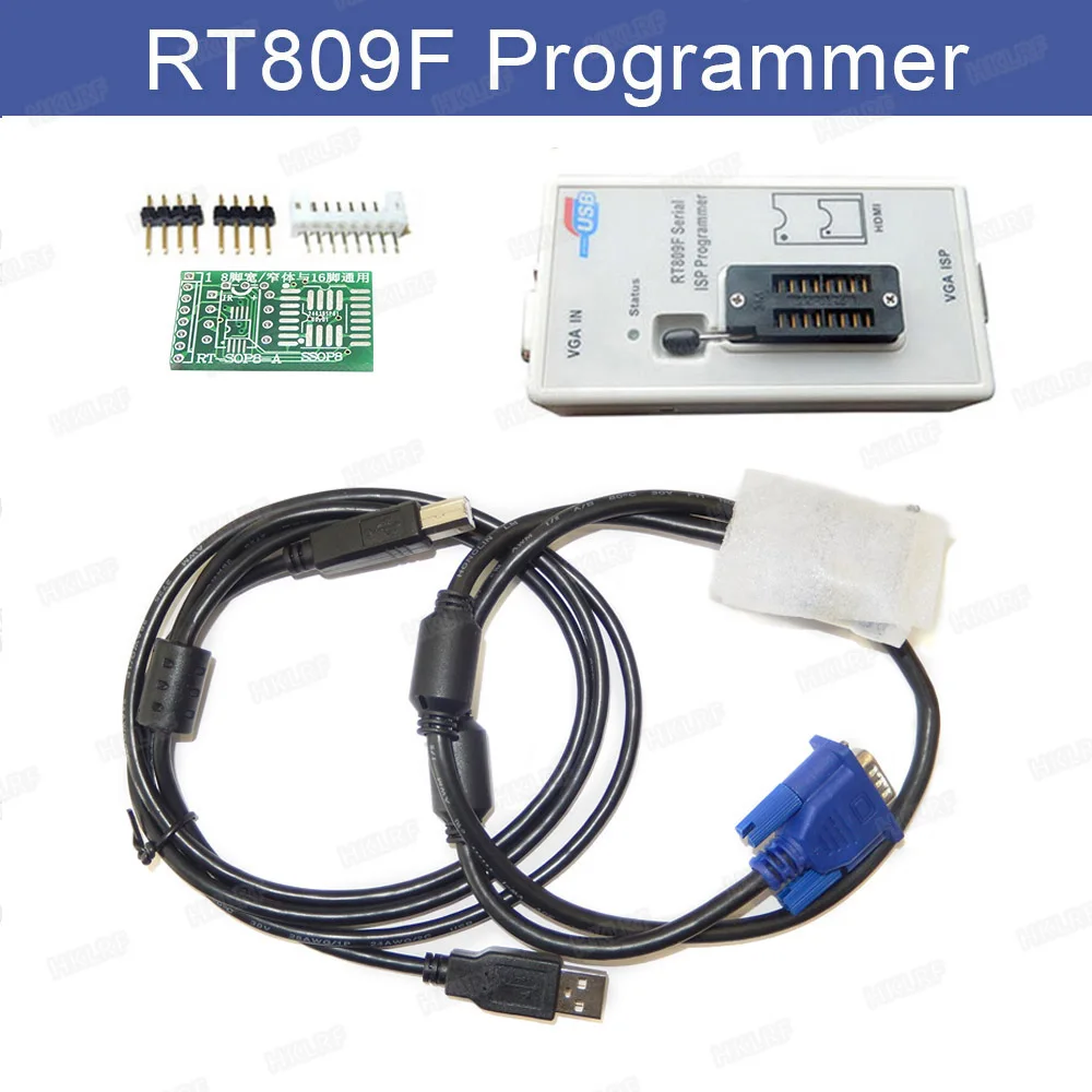 RT809F Programmer Electronic Kits LCD USB RT809F Universal EPROM FLASH VGA ISP AVR GAL PIC Programmer
RT809F Programmer Electronic Kits LCD USB RT809F Universal EPROM FLASH VGA ISP AVR GAL PIC Programmer