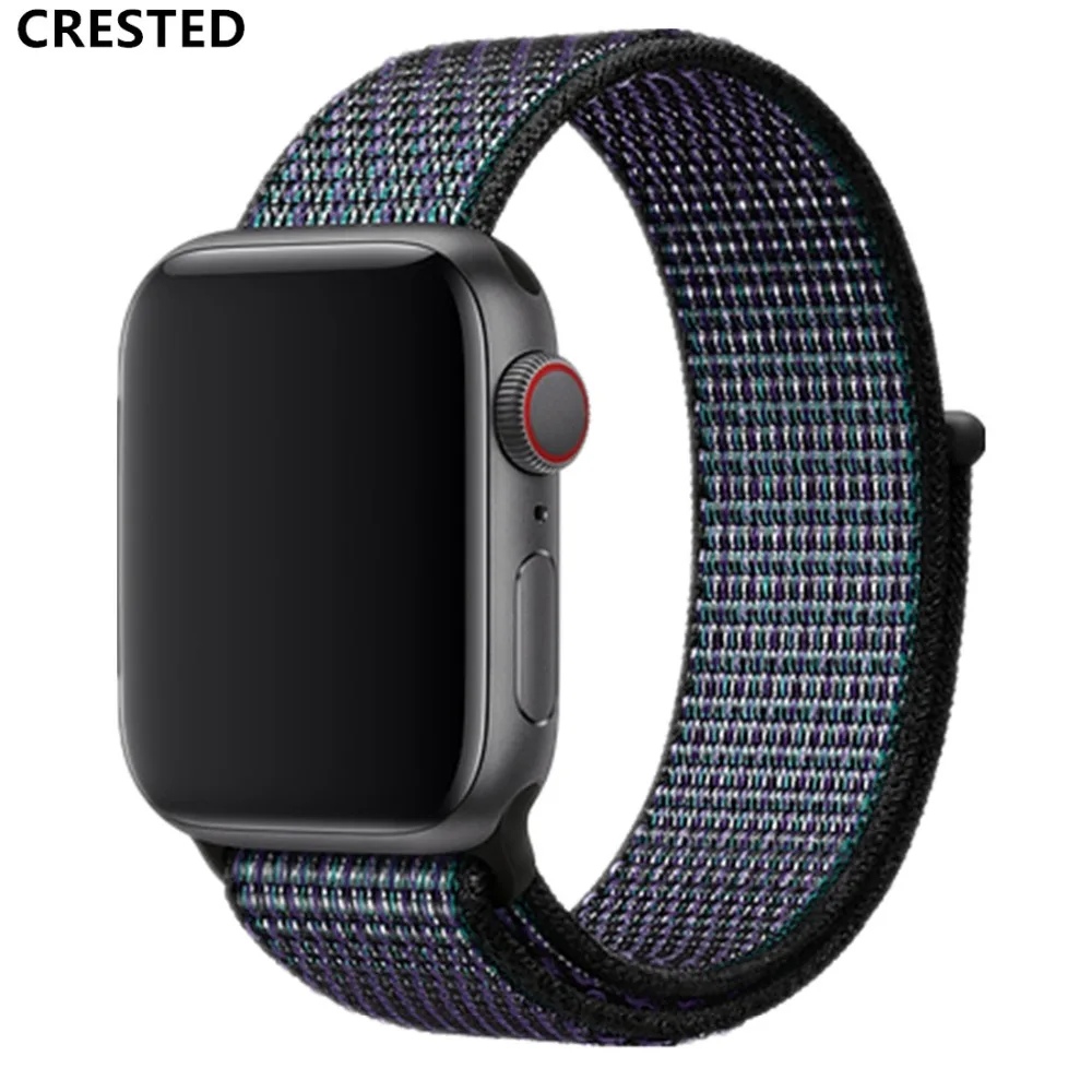 CRESTED Sport Loop For Apple Watch band strap 42mm 38mm Woven Nylon iwatch 3/2/1 wrist bands bracelet Lightweight belt correa
CRESTED Sport Loop For Apple Watch band strap 42mm 38mm Woven Nylon iwatch 3/2/1 wrist bands bracelet Lightweight belt correa