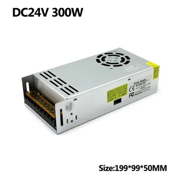 Switch Power Supply DC24V 12.5A 300w transformer 220V 110V AC to DC 24V SMPS For Led Strip Display light Lamp CNC CCTV Printer
Switch Power Supply DC24V 12.5A 300w transformer 220V 110V AC to DC 24V SMPS For Led Strip Display light Lamp CNC CCTV Printer