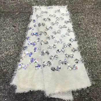 2019 Wholesale 5yards 3D lace fabrics with ostrich feathers, nude heavy sequins lace fabrics haute couture YYZ08932
2019 Wholesale 5yards 3D lace fabrics with ostrich feathers, nude heavy sequins lace fabrics haute couture YYZ08932