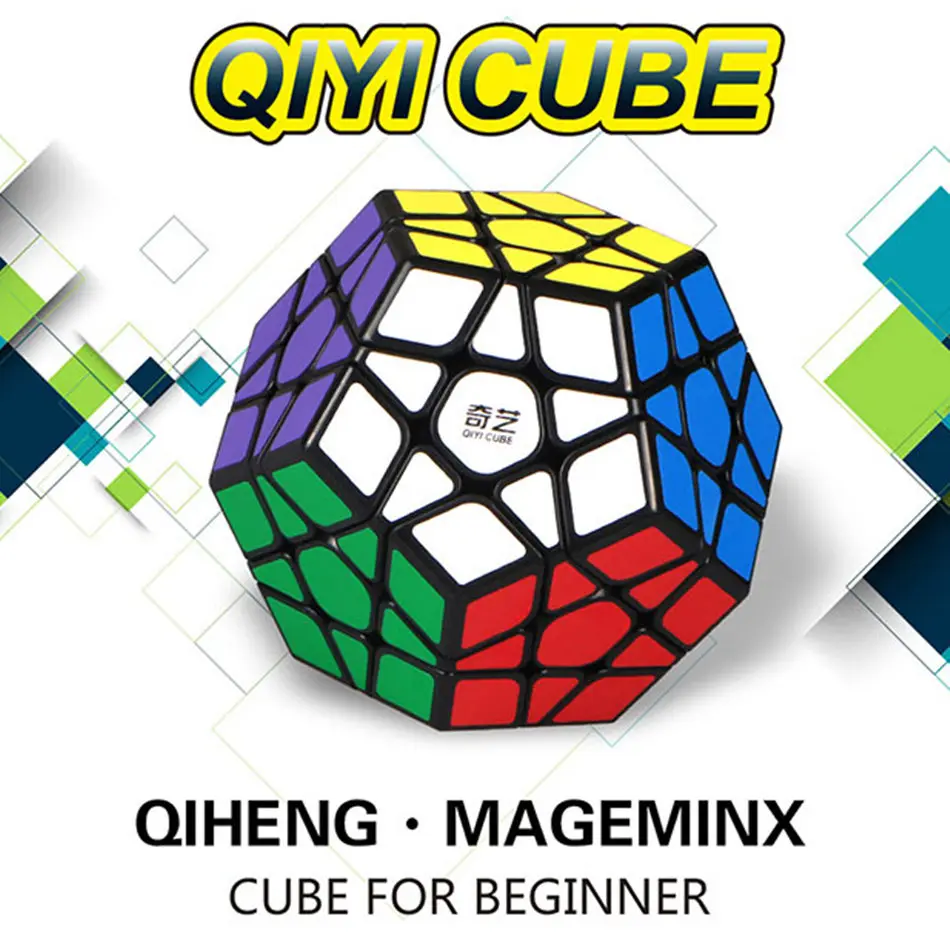 QIYI 3x3 Megaminx Cube 3x3x3 Qiheng Megaminx Magic Cube 3Layers Speed Cube Professional Puzzle Toys For Children Kids Gift Toy
QIYI 3x3 Megaminx Cube 3x3x3 Qiheng Megaminx Magic Cube 3Layers Speed Cube Professional Puzzle Toys For Children Kids Gift Toy