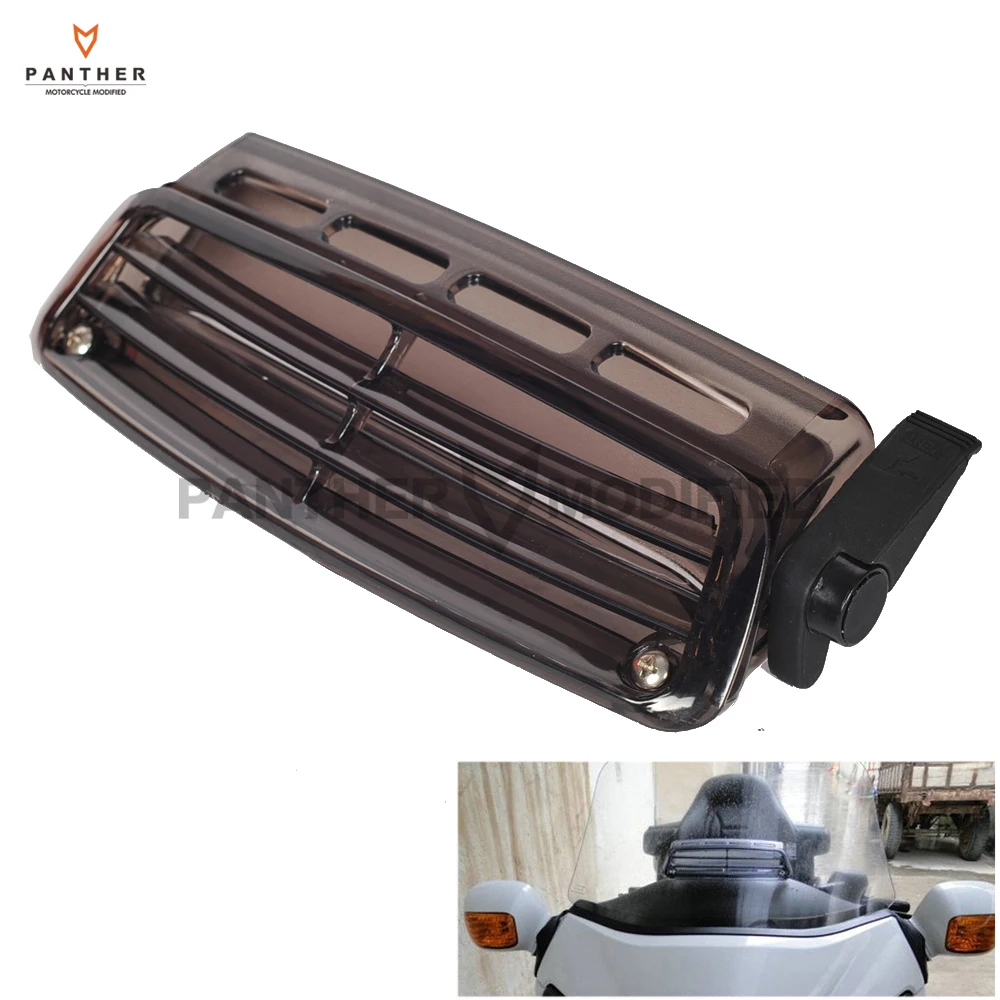 ABS Smoke Motorcycle Windshield Air Vent Moto Front Windscreen Ventilate case for Honda Goldwing 1800 GL1800 2004 2015 2016
ABS Smoke Motorcycle Windshield Air Vent Moto Front Windscreen Ventilate case for Honda Goldwing 1800 GL1800 2004 2015 2016