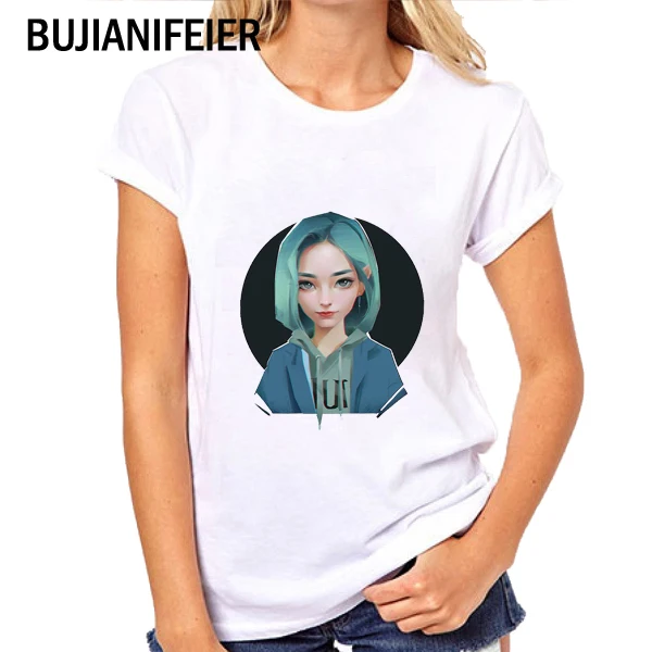 BUJIANIFRIER 2019 NEW SUMMER T shirts Short sleeves for women's wear cartoon GIRL printed T-shirt BJN174
BUJIANIFRIER 2019 NEW SUMMER T shirts Short sleeves for women's wear cartoon GIRL printed T-shirt BJN174