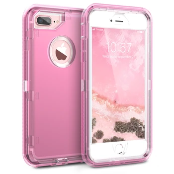 GrandEver 360 Hybrid Case For iPhone 11 pro Max 7 plus 6 6s 8 Case Clear Pink Purple Silicone Bumper PC+TPU Protective Cover For iphone X
GrandEver 360 Hybrid Case For iPhone 11 pro Max 7 plus 6 6s 8 Case Clear Pink Purple Silicone Bumper PC+TPU Protective Cover For iphone X