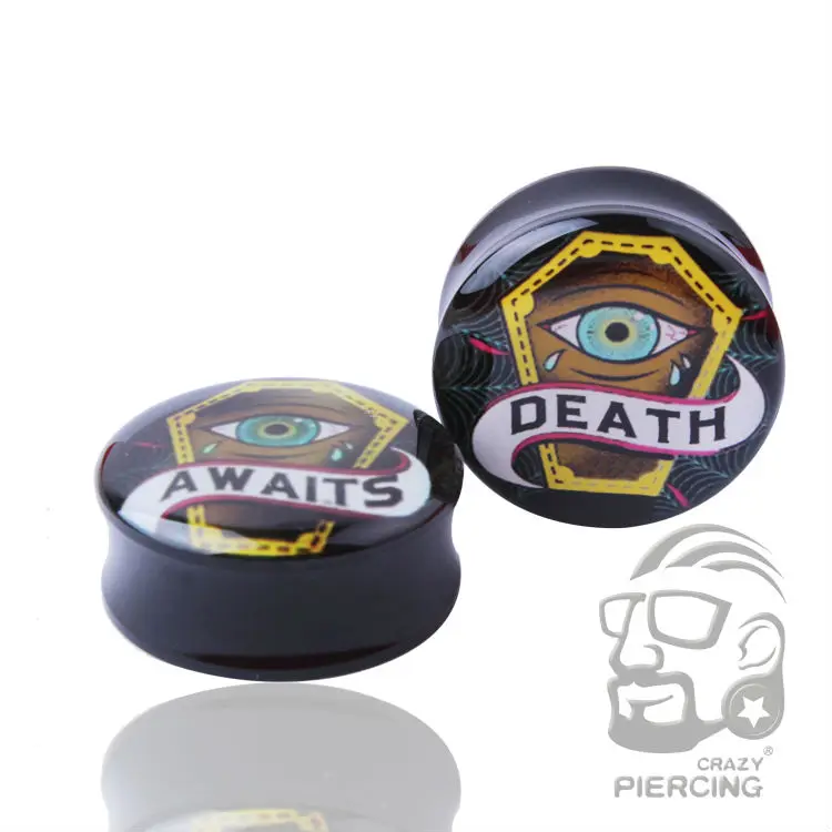 Eyes Double Flared Ear Plug Acrylic Saddle Gauge Tunnel Piercing Body Jewelry Ear Expander
Eyes Double Flared Ear Plug Acrylic Saddle Gauge Tunnel Piercing Body Jewelry Ear Expander