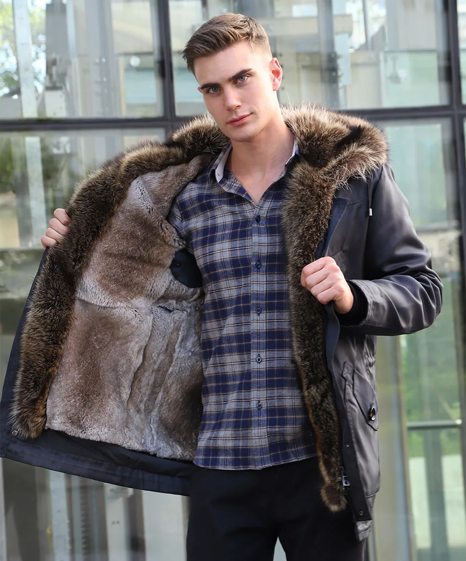 Men jacket winter real rabbit fur coat casual long parkas luxury outerwear men clothing 2019 rabbit fur liner detachable brand
Men jacket winter real rabbit fur coat casual long parkas luxury outerwear men clothing 2019 rabbit fur liner detachable brand