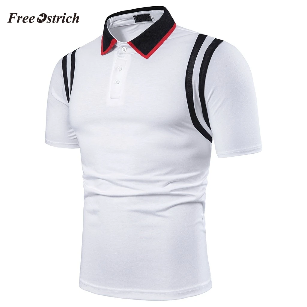 Free Ostrich Men's Polo Shirts Men Sport Style Short Sleeve Shirt Turn-down Collar Shirts Cotton Patchwork Breathable Tops New
Free Ostrich Men's Polo Shirts Men Sport Style Short Sleeve Shirt Turn-down Collar Shirts Cotton Patchwork Breathable Tops New