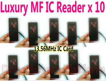 10 pcs x MF IC Card reader 13.56MHz M1 IC Card LED Light reader, Wiegand26/34 access reader, slave reader for controller panels
10 pcs x MF IC Card reader 13.56MHz M1 IC Card LED Light reader, Wiegand26/34 access reader, slave reader for controller panels