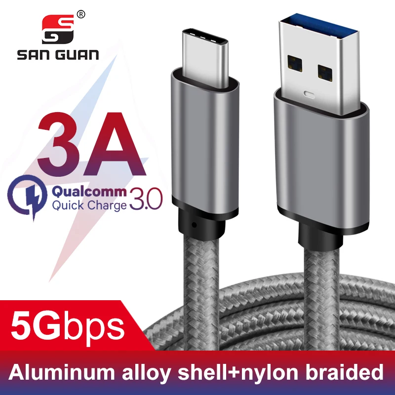 Premium USB C 3m 2m USB3.1 Gen1 Cable to A for Samsung Note9 Huawei P20 support 60W 3A QC 3.0 Charging USB C to USB A
Premium USB C 3m 2m USB3.1 Gen1 Cable to A for Samsung Note9 Huawei P20 support 60W 3A QC 3.0 Charging USB C to USB A