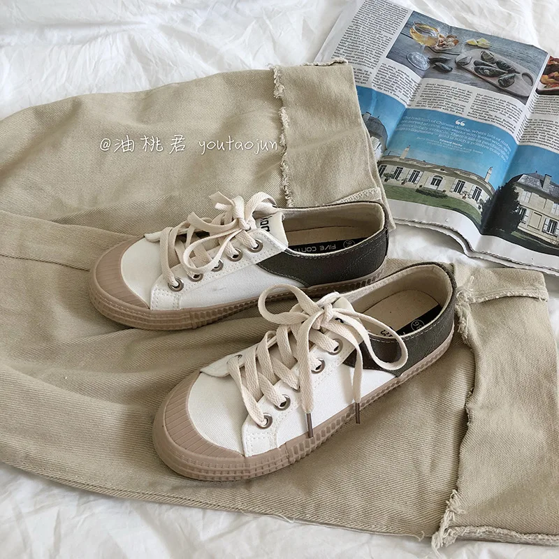 INS Canvas Shoes Women Fashion Port-flavored Retro Uzzang Ladies Casual Sneakers Breathable Mixed Colors Low-top Flat Footwear
INS Canvas Shoes Women Fashion Port-flavored Retro Uzzang Ladies Casual Sneakers Breathable Mixed Colors Low-top Flat Footwear