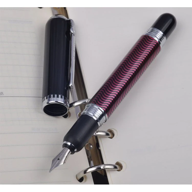 Hot Sale Duke 669 High-grade Gift Pen Luxury Ripple Fountain Pen 0.5mm Metal Ink Pens with Original Case for Business Men 
Hot Sale Duke 669 High-grade Gift Pen Luxury Ripple Fountain Pen 0.5mm Metal Ink Pens with Original Case for Business Men