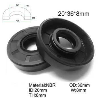 20pcs/NBR Shaft Oil Seal TC 20*36*8 Rubber Covered Double Lip With Garter Spring/consumer product
20pcs/NBR Shaft Oil Seal TC 20*36*8 Rubber Covered Double Lip With Garter Spring/consumer product
