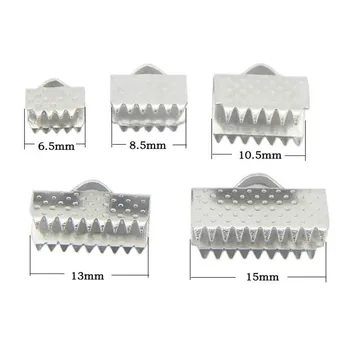 50Pcs Ribbon Leather Cord End Fastener Clasps Fit Flat Rope Wire Clip Metal Connectors For Bracelet Diy Jewelry Findings
50Pcs Ribbon Leather Cord End Fastener Clasps Fit Flat Rope Wire Clip Metal Connectors For Bracelet Diy Jewelry Findings