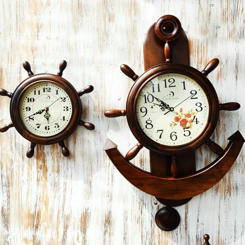European Wall Clock Creative Wood Vintage Decoration Relogio De Parede Wall Decoration Retro Clock Duvar Saati Viking Watch Z032
European Wall Clock Creative Wood Vintage Decoration Relogio De Parede Wall Decoration Retro Clock Duvar Saati Viking Watch Z032