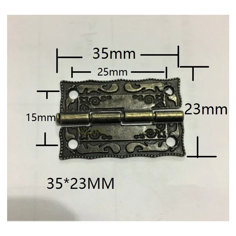 Bronze Tone Cabinet Door Hinge,Door Butt Hinges For DIY Box,4 Holes Bronze Tone Bag Accessory,10Pcs,35*23mmmm,With Screws
Bronze Tone Cabinet Door Hinge,Door Butt Hinges For DIY Box,4 Holes Bronze Tone Bag Accessory,10Pcs,35*23mmmm,With Screws