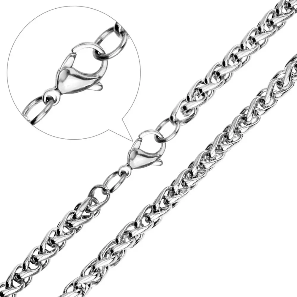 LUXUKISSKIDS Wholesale 5mm/7mm Silver Chain Necklace For Men Women 316L Stainless Steel Necklaces Long Men Chain Wholesale
LUXUKISSKIDS Wholesale 5mm/7mm Silver Chain Necklace For Men Women 316L Stainless Steel Necklaces Long Men Chain Wholesale