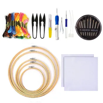 Embroidery Skeins Kit Cloth Hook Sewing Needles Scissors Stitching Knitting Cross Stitch Women Mom Sewing Accessories
Embroidery Skeins Kit Cloth Hook Sewing Needles Scissors Stitching Knitting Cross Stitch Women Mom Sewing Accessories