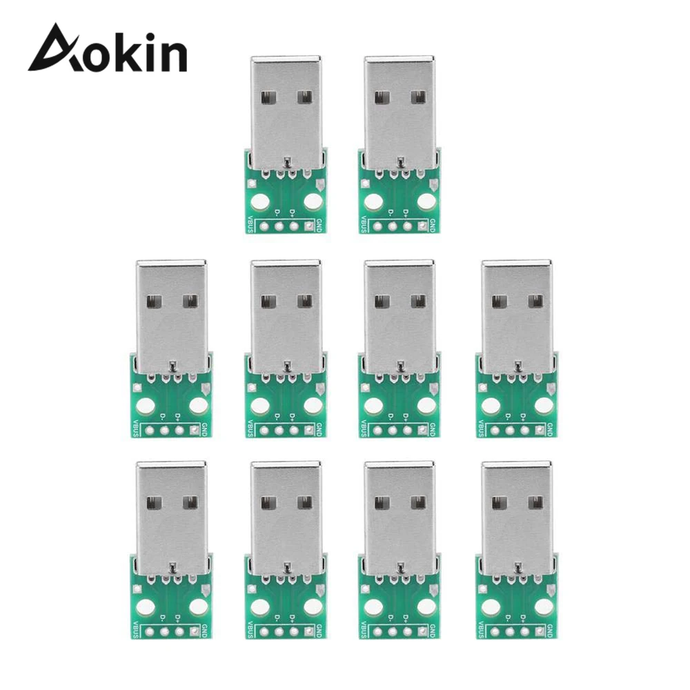 10pcs Type A Female USB To DIP 2.54MM PCB Board Adapter Converter For Arduino connector for DIY USB Power Supply Breadboard
10pcs Type A Female USB To DIP 2.54MM PCB Board Adapter Converter For Arduino connector for DIY USB Power Supply Breadboard